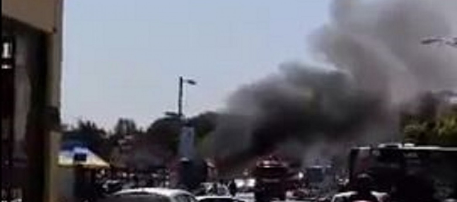 Ηράκλειο: Λεωφορείο τυλίχτηκε στις φλόγες στο κέντρο της πόλης (Video)