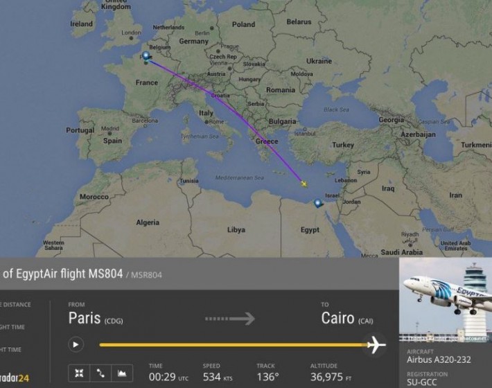 Θρίλερ με πτήση της Egyptair – Η Ελλάδα συμμετέχει για τον εντοπισμό του Airbus