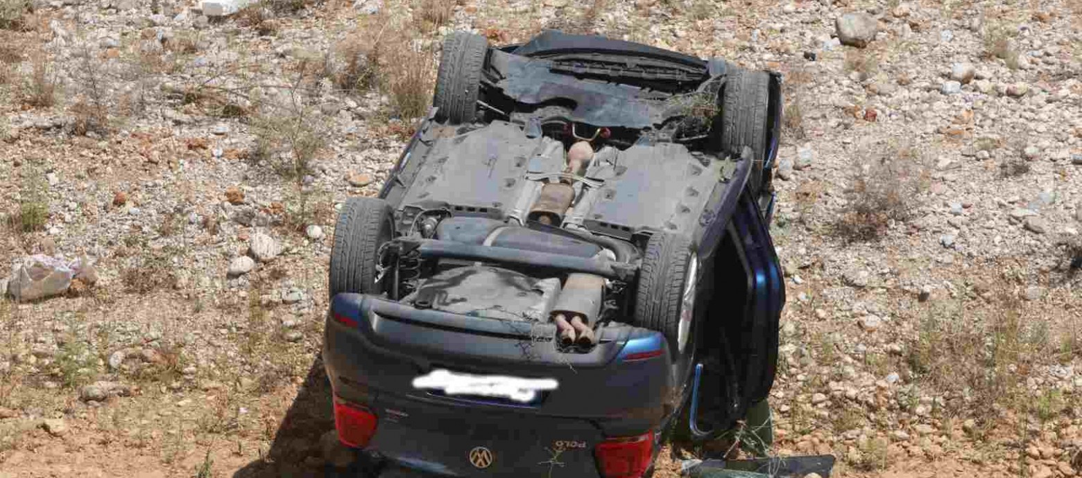 Ηράκλειο:Αυτοκίνητο έπεσε σε γκρεμό